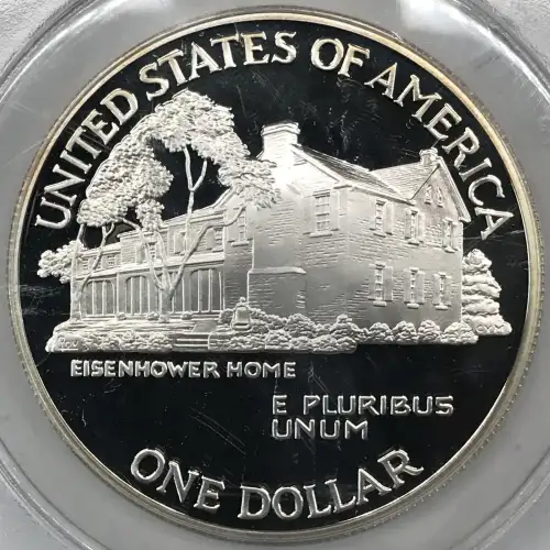 Modern Commemoratives --- Eisenhower Centennial 1990-Silver- 1 Dollar (3)