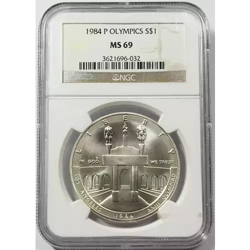 Modern Commemoratives --- Los Angeles Olympiad 1983-1984-Silver- 1 Dollar