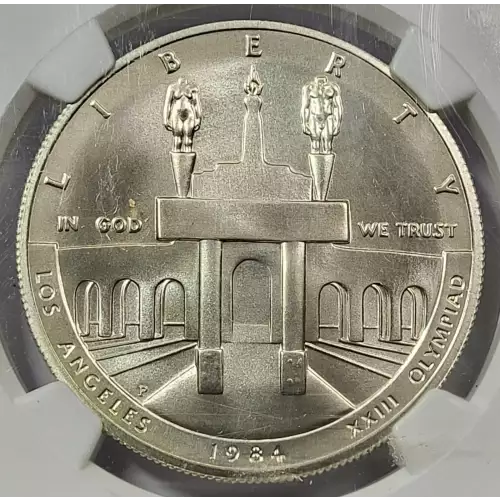 Modern Commemoratives --- Los Angeles Olympiad 1983-1984-Silver- 1 Dollar (2)