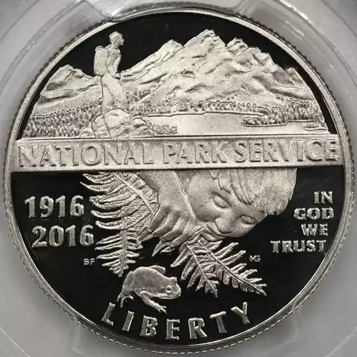 Modern Commemoratives ---National Park Service 100th Anniversary 2016 -Copper-Nickel- 0.5 Dollar