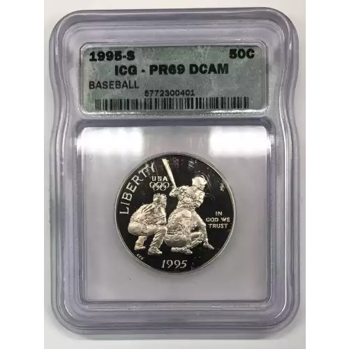 Modern Commemoratives --- Olympic Baseball 1995 -Copper-Nickel- 0.5 Dollar