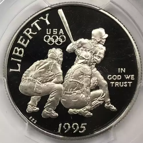 Modern Commemoratives --- Olympic Baseball 1995 -Copper-Nickel- 0.5 Dollar