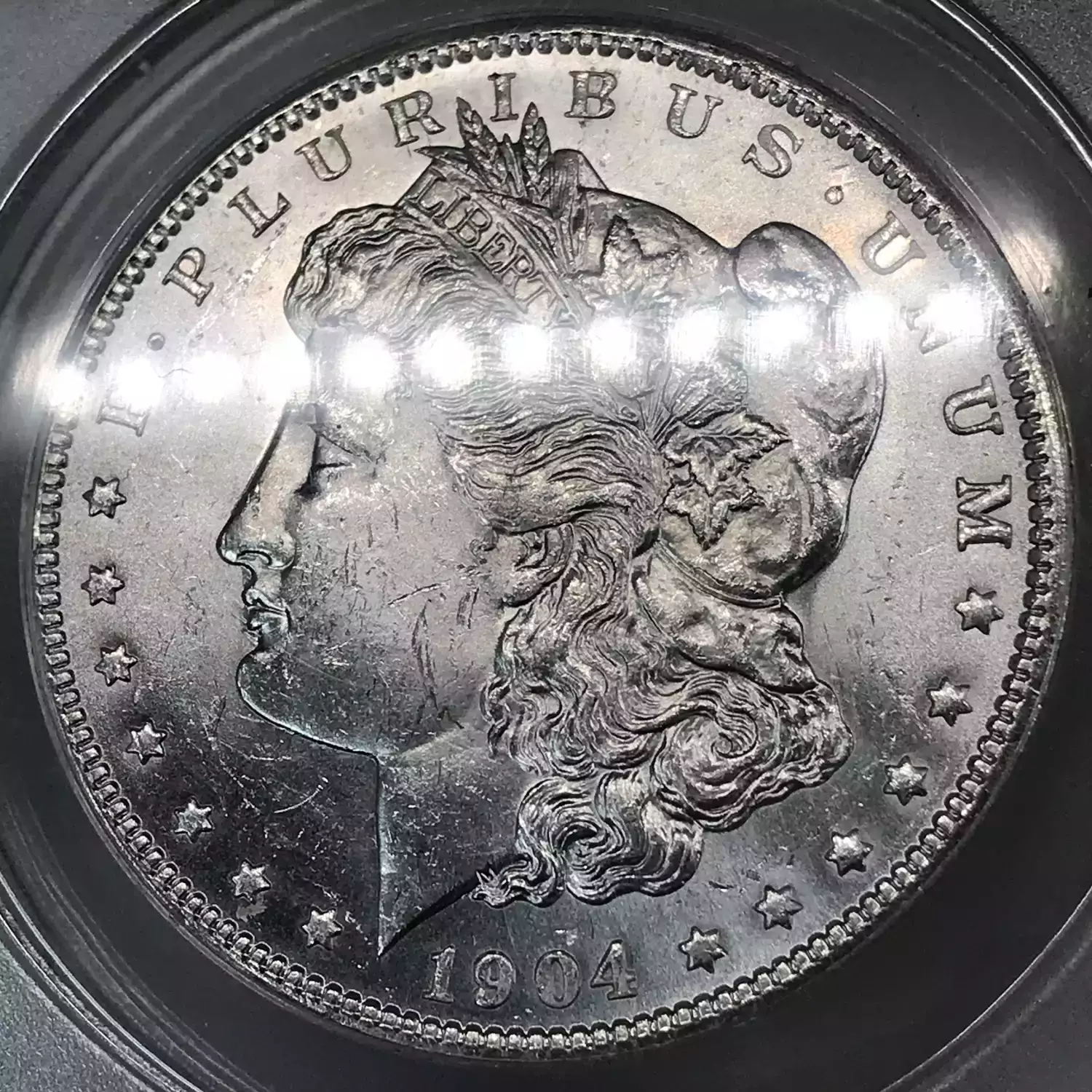 1904-O Morgan Silver Dollar ANACS MS-63 Hit List 40 VAM-4B
