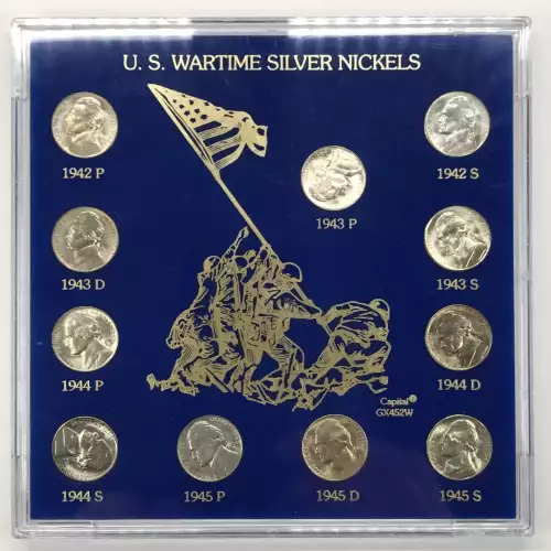 Nickel Five Cent Pieces-Jefferson