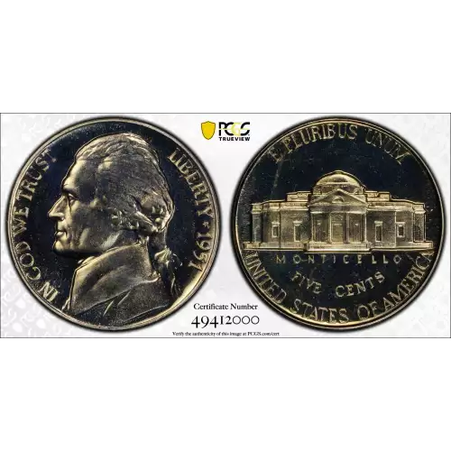Nickel Five Cent Pieces-Jefferson