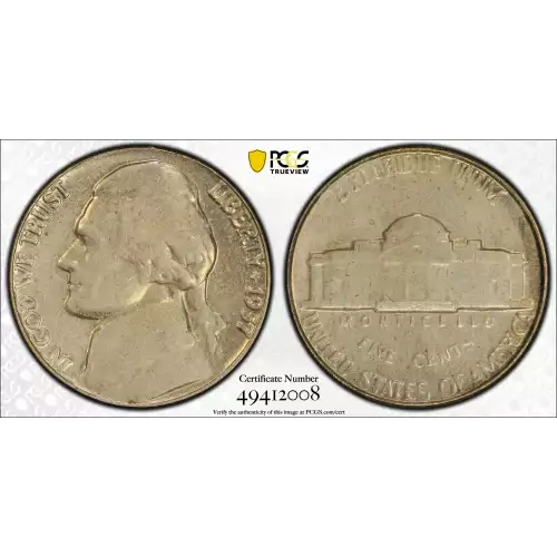 Nickel Five Cent Pieces-Jefferson (2)