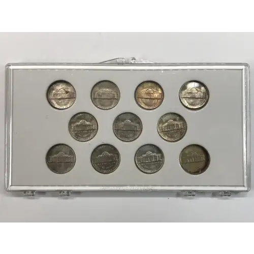 Nickel Five Cent Pieces-Jefferson