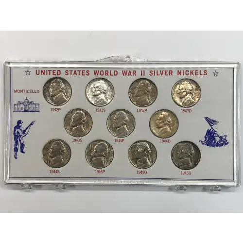 Nickel Five Cent Pieces-Jefferson (3)