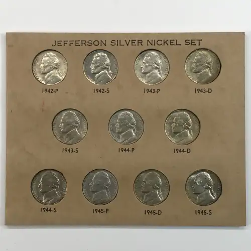Nickel Five Cent Pieces-Jefferson (2)