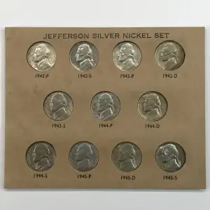 Nickel Five Cent Pieces-Jefferson (2)