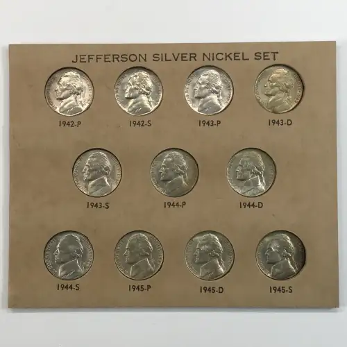 Nickel Five Cent Pieces-Jefferson (2)