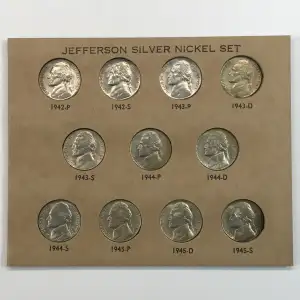 Nickel Five Cent Pieces-Jefferson (2)