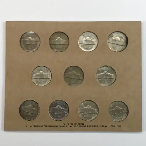 Nickel Five Cent Pieces-Jefferson (3)