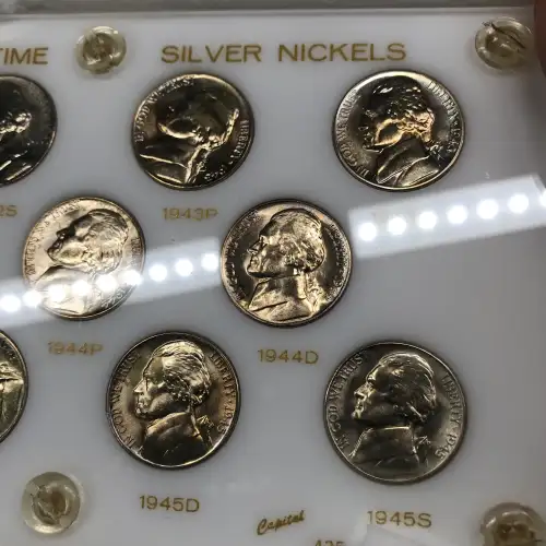 Nickel Five Cent Pieces-Jefferson (4)