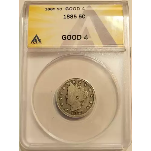 Nickel Five Cent Pieces-Liberty Head 1883-1913