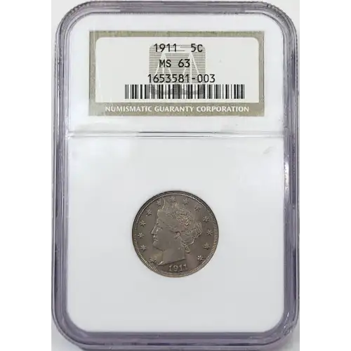 Nickel Five Cent Pieces-Liberty Head 1883-1913
