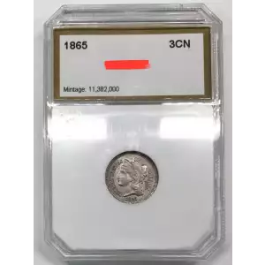 Nickel Three Cent Pieces 1865-1889