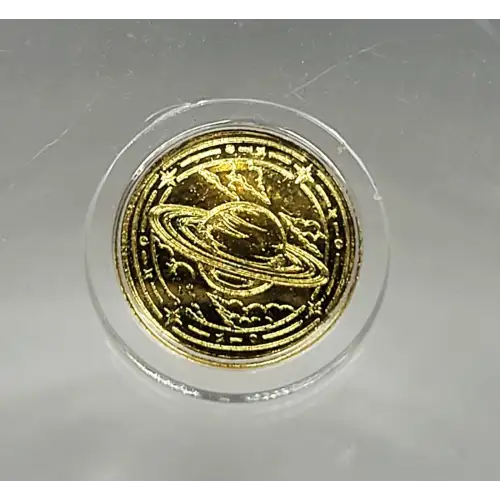 No Date 1/500 oz Gold PCGS MS-69 Saturn Au generic (2)