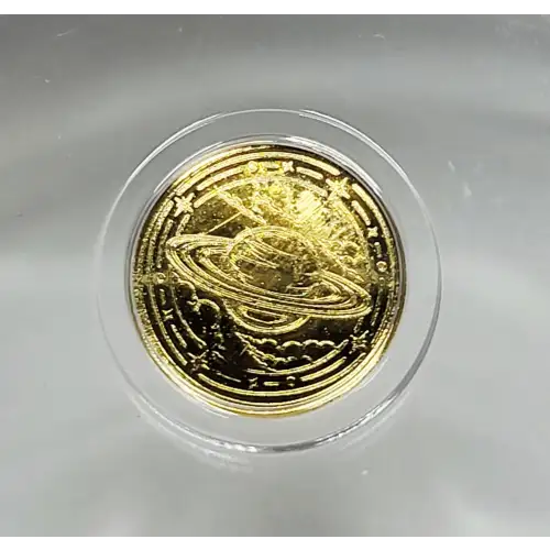 No Date 1/500 oz Gold PCGS MS-69 Saturn Au generic (2)
