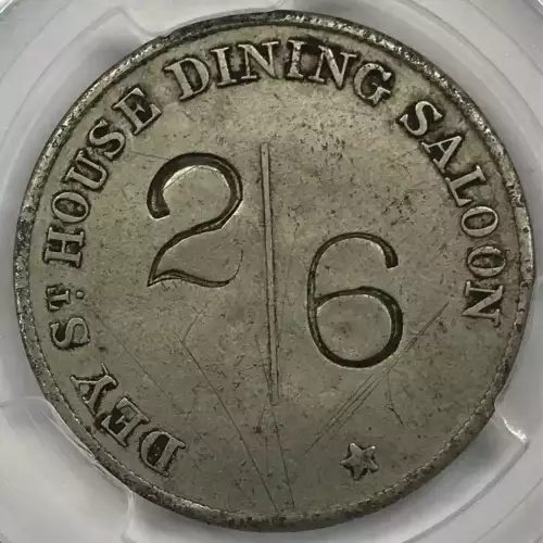 No Date Token TC-686435 White Metal Merritt & Langley's (4)
