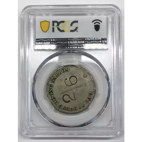 No Date Token TC-686435 White Metal Merritt & Langley's (5)