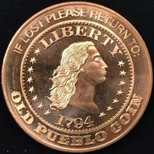 Old Pueblo Coin 1 oz Copper Round $2.50 Good for Token