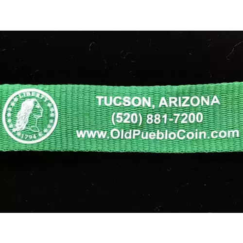 Old Pueblo Coin Lanyard - Green