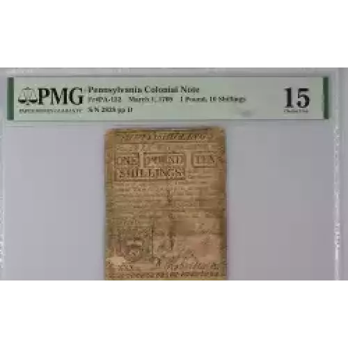 Pennsylvania Colonial Note (3)