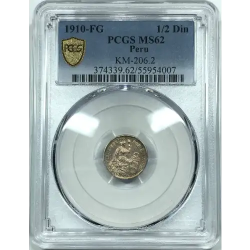 PERU Silver 1/2 DINERO (3)
