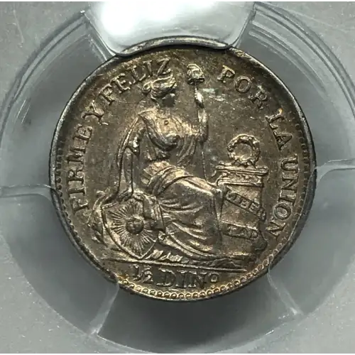 PERU Silver 1/2 DINERO (2)
