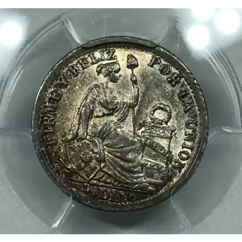PERU Silver 1/2 DINERO (2)