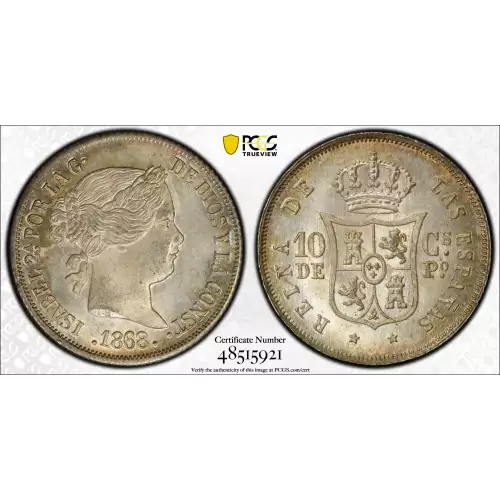 PHILIPPINES Silver 10 CENTIMOS