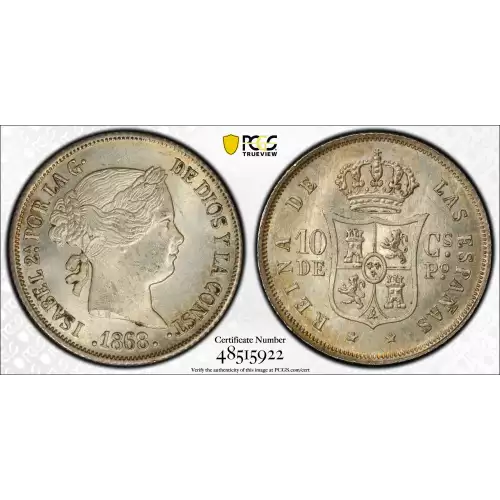 PHILIPPINES Silver 10 CENTIMOS