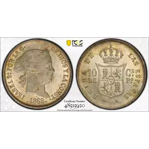 PHILIPPINES Silver 10 CENTIMOS