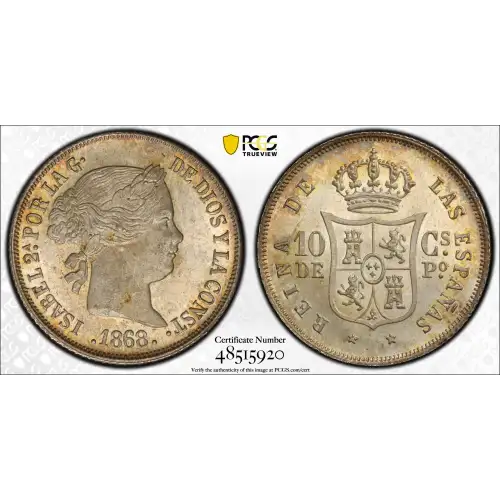PHILIPPINES Silver 10 CENTIMOS