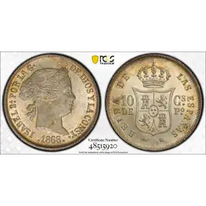 PHILIPPINES Silver 10 CENTIMOS