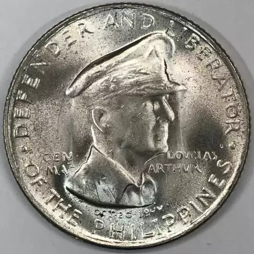 PHILIPPINES Silver 50 CENTAVOS (1947-S Douglas MacArthur)