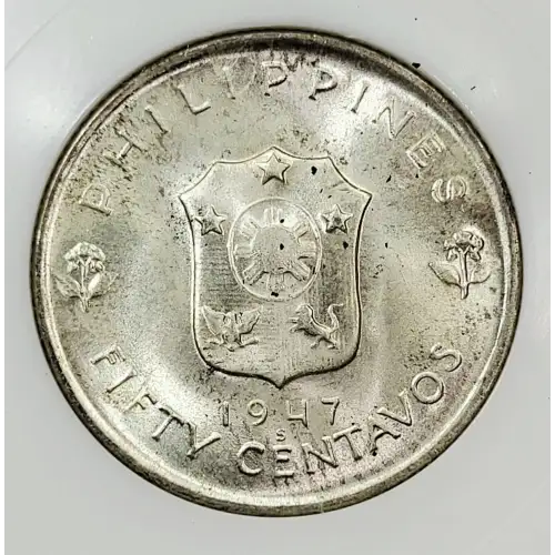 PHILIPPINES Silver 50 CENTAVOS (4)