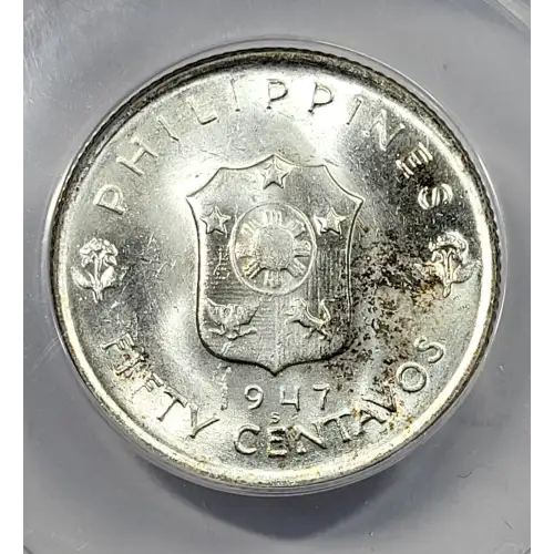 PHILIPPINES Silver 50 CENTAVOS (5)