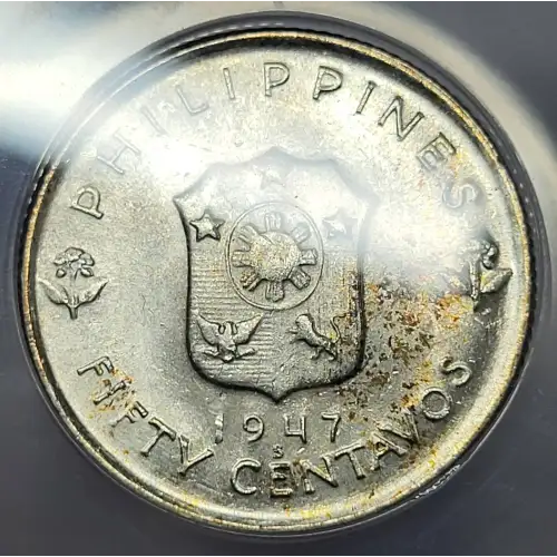 PHILIPPINES Silver 50 CENTAVOS (6)