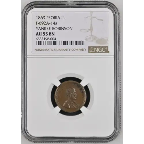 Private Tokens -Civil War Tokens (1860s)-Store Cards-Illinois -- 1 Token