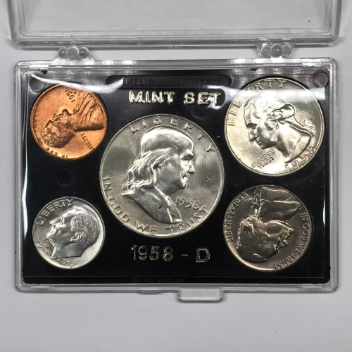 Proof and Mint Sets -Mint Sets--5 Coin Set ($0.91 FV) -- Set (Any Year) (2)
