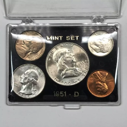 Proof and Mint Sets -Mint Sets--5 Coin Set ($0.91 FV) -- Set (Any Year) (2)