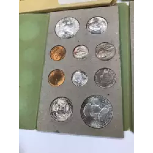 Proof and Mint Sets -Mint Sets--Uncirculated Set PD ($3.64 FV) -- Set (1957, 1958) (2)