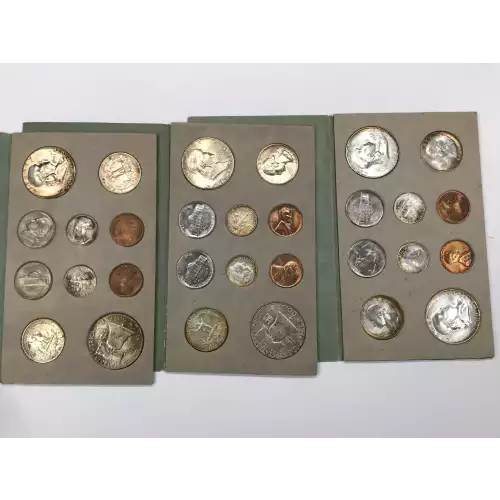 Proof and Mint Sets -Mint Sets--Uncirculated Set PDS ($5.46 FV) -- Set (1951-1954)