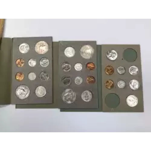 Proof and Mint Sets -Mint Sets--Uncirculated Set PDS ($5.46 FV) -- Set (1951-1954)