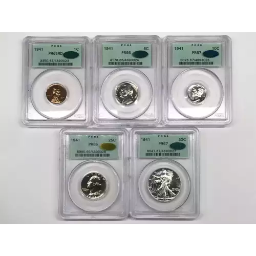 Proof and Mint Sets -Proof Sets--Silver Proof Set ($0.91 FV) --  Set