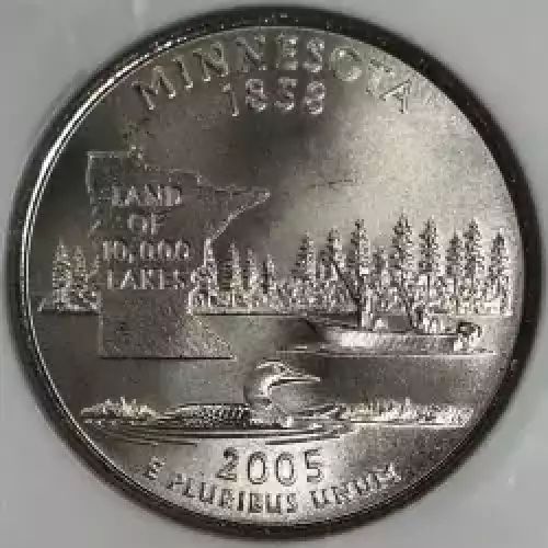 2005-D State Quarter NGC SP-69 Minnesota SMS Satin Finish