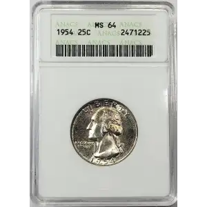 Quarter Dollars-Washington-Silver 1932-1964