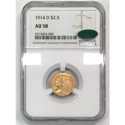 Quarter Eagle---Indian Head 1908-1929 -Gold- 2.5 Dollar